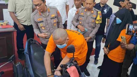 Pasutri Mojokerto Kompak Curi Motor, Dijual untuk Beli Narkoba Foto BeritaJatim.com