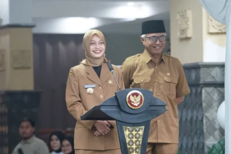 Wali Kota Kediri Mbak Vinanda Pimpin Apel Perdana, Ini Isi Pesan untuk ASN Foto BeritaJatim.com