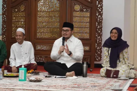 Bupati Kediri Hanindhito Himawan Pramana Gelar Silaturahmi Bersama Masyaikh dan Gawagis Foto BeritaJatim.com