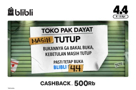 Blibli 4.4: Pasti Tetap Buka! Solusi Belanja Nyaman Saat Libur Lebaran Foto BeritaJatim.com