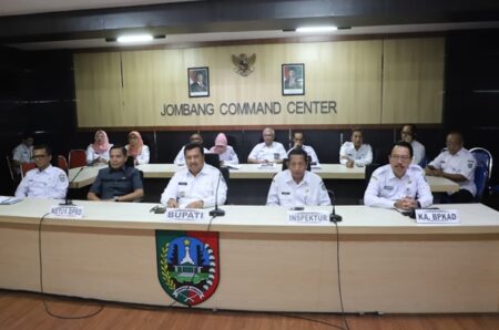 Pemkab Jombang Ikuti Grand Launching Indeks Pencegahan Korupsi Daerah 2025 Foto BeritaJatim.com