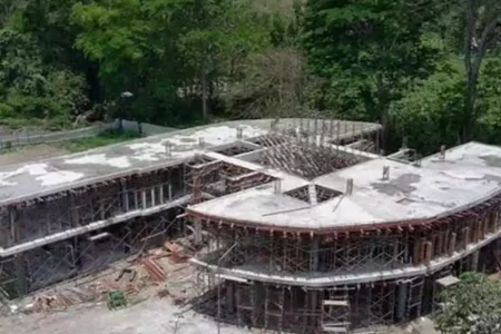 Tak Ada Anggaran, Perpusda Kabupaten Blitar Jadi Bangunan Mangkrak? Foto BeritaJatim.com