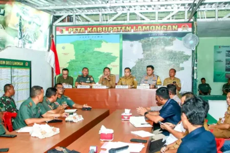 Serapan Gabah Masih Rendah, Satgas Sego Boran Lamongan Optimalkan 24 Mitra Foto BeritaJatim.com
