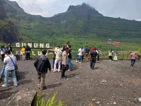 Polsek Ngancar Patroli di Wisata Gunung Kelud Kediri, Ini Hasilnya Foto BeritaJatim.com