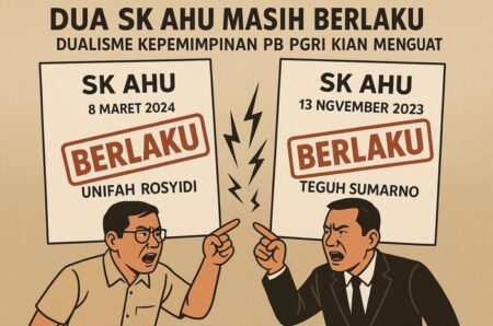 Dualisme Kepemimpinan PB PGRI Terus Bergulir, Pengurus Bondowoso Adu Argumen Foto BeritaJatim.com