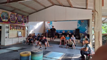 Porprov 2025, Angkat Besi Pacitan Genjot Latihan karena Bidik Emas Foto BeritaJatim.com