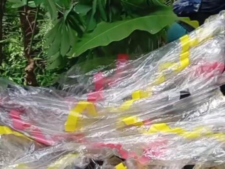 Puluhan Balon Udara Hiasi Langit Pacitan, Beberapa Jatuh di Permukiman Warga Foto BeritaJatim.com