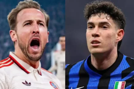 Harry Kane Tantang Kutukan Duo Milan, Bayern Siap Gempur Pertahanan Terkokoh Inter Foto BeritaJatim.com