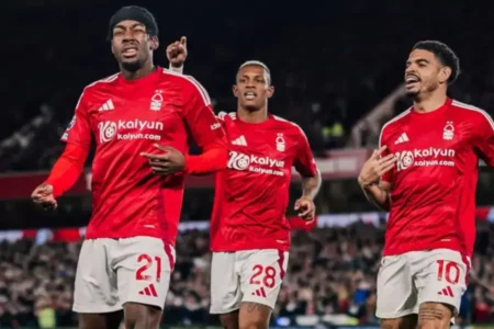Anthony Elanga Bungkam Manchester United, Bawa Nottingham Forest Menang di The City Ground Foto BeritaJatim.com