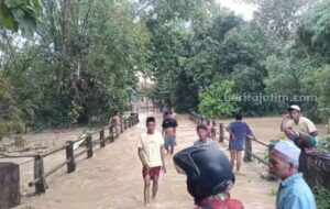 2 Desa di Palengaan Pamekasan Tergenang Banjir Foto BeritaJatim.com