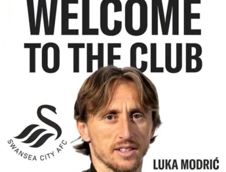 Luka Modric Resmi Jadi Co-Owner Swansea City Foto BeritaJatim.com