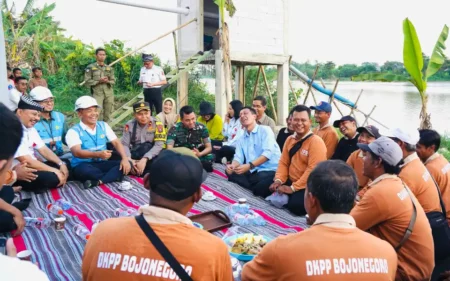 Irigasi Jadi Permasalahan Serius Petani, Begini Pemkab Bojonegoro Menyikapinya Foto BeritaJatim.com