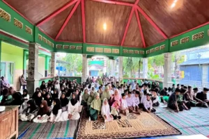 PR IPNU IPPNU Jono Bojonegoro Gelar Do’a Bersama dan Dongeng Santri Foto BeritaJatim.com
