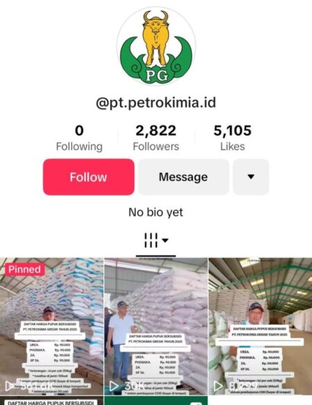 Waspada, Modus Penipuan Pupuk Bersubsidi Marak di Medsos, Petani Diimbau Hanya Tebus di Kios Resmi Foto BeritaJatim.com
