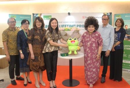 Equity Life Indonesia dan Bank Maspion Luncurkan Asuransi Jiwa Legacy Lifetime Protection di Surabaya Foto BeritaJatim.com