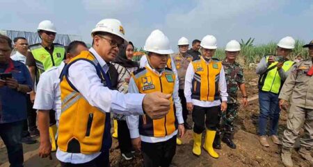 Pembangunan Jembatan Penghubung Mojokerto-Gresik Dimulai, Sedot Anggaran Rp14,5 Miliar Foto BeritaJatim.com