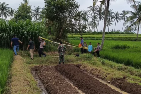 Bocah 4 Tahun Tenggelam di Kolam Penampungan Air Sawah di Bondowoso Foto BeritaJatim.com