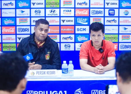 Divaldo Alves Optimistis Persik Kediri Raih Poin Penuh Lawan PSIS Semarang Foto BeritaJatim.com