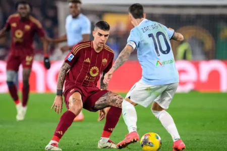 Derby della Capitale Panas: AS Roma Bidik Tiket Eropa di Laga Terakhir Ranieri Foto BeritaJatim.com