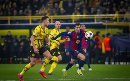 Lewandowski Emosional Jelang Duel Barcelona vs Dortmund di Liga Champions Foto BeritaJatim.com