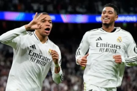 Real Madrid Terancam Akhiri Dominasi di Liga Champions, Mampukah Comeback Lawan Arsenal? Foto BeritaJatim.com