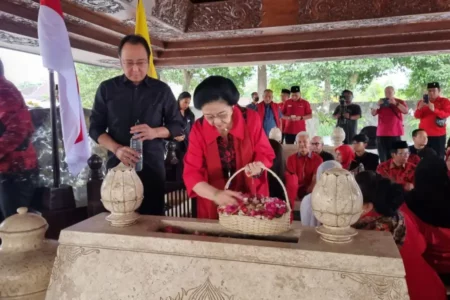 Megawati Ziarah Saat Lebaran, Polres Blitar Kota Perketat Pengamanan Foto BeritaJatim.com