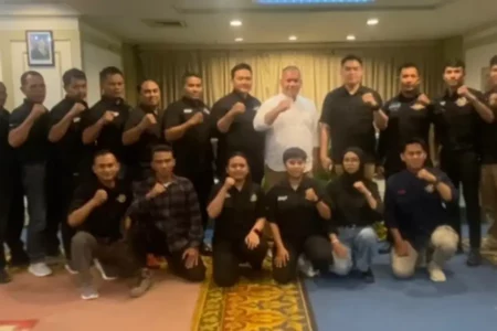 Tarung Derajat Targetkan 21 Emas di Porprov Jatim IX 2025 Foto BeritaJatim.com