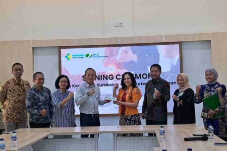 RS Kemenkes Surabaya Resmi Jadi Mitra BPJS Ketenagakerjaan untuk Layanan Jaminan Kecelakaan Kerja Foto BeritaJatim.com