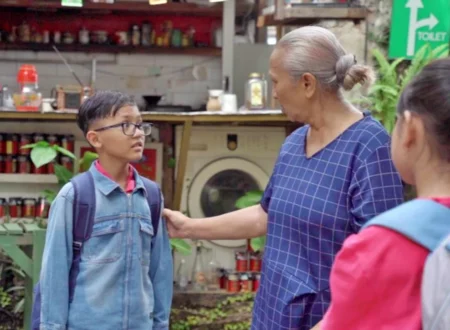 Firzha Bocah 10 Tahun Main Film Bareng Yatti Surachman Foto BeritaJatim.com