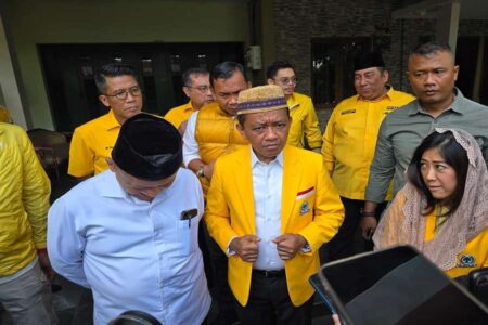 Sebelum Buka Musda XI Golkar Jatim, Ketum Bahlil Kunjungi Gus Ali Foto BeritaJatim.com