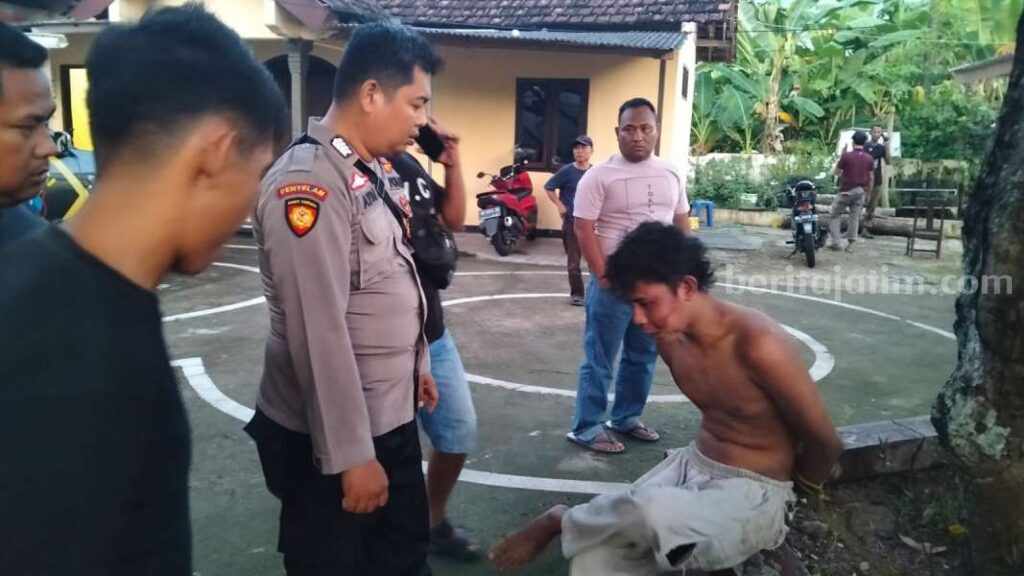 Pria di Pacitan Bacok 7 Warga, Diduga Alami Gangguan Jiwa Foto BeritaJatim.com