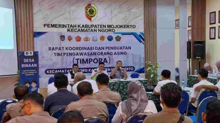 Ngoro Mojokerto Jadi Pilot Project Pengawasan Orang Asing Berbasis Kecamatan Foto BeritaJatim.com