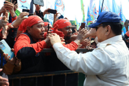 Prabowo Dukung Aktivis Buruh Sidoarjo Marsinah Jadi Pahlawan Nasional Foto BeritaJatim.com