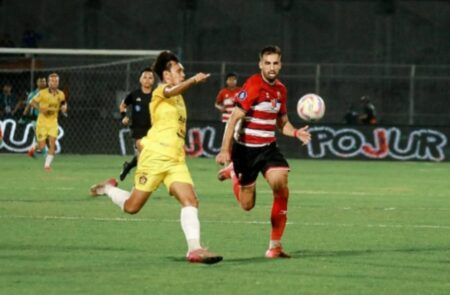 Jamu Borneo, Laga Berat Madura United Hindari Zona Degradasi Foto BeritaJatim.com
