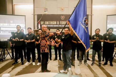 PWI Pamekasan 2025-2028 Dilantik, Ini Pesan PWI Jatim Foto BeritaJatim.com