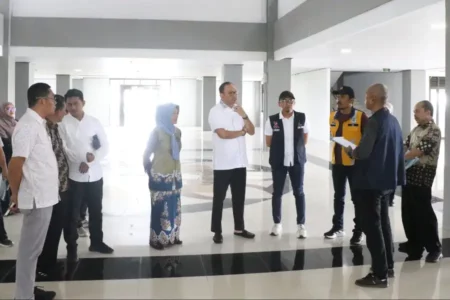 Sekjen Kemensos Dorong Pemkab Bojonegoro Bangun Sekolah Rakyat Foto BeritaJatim.com