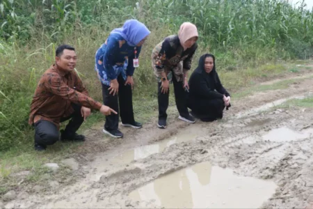 Warga Dusun Tretes Sampaikan Aspirasi Pembangunan ke Wabup Bojonegoro saat Bersih Desa Foto BeritaJatim.com