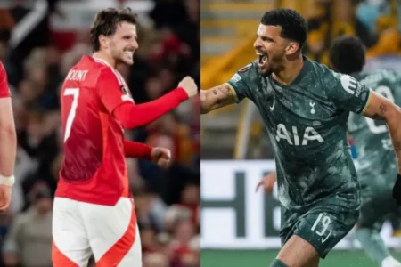 All-English Final di Liga Europa, MU Tantang Tottenham di San Mames Foto BeritaJatim.com