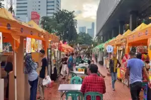 Pesta Rakyat di Plaza Surabaya, Surga Kuliner dan Hiburan Gratis Foto BeritaJatim.com