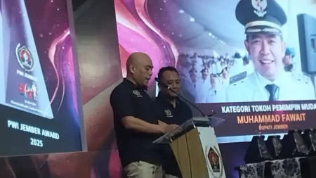 Dua Wartawan Media Daring Perebutkan Posisi Ketua PWI Jember Foto BeritaJatim.com