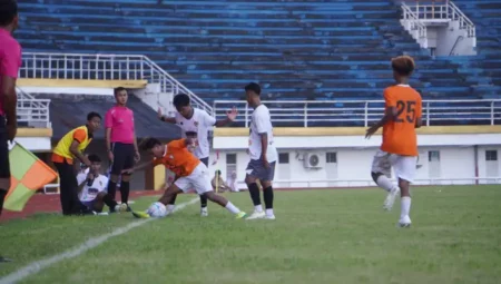 Jember Gulung Situbondo 3-0 dalam Kualifikasi Sepak Bola Porprov Jatim Foto BeritaJatim.com
