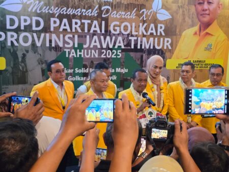 Calon Tunggal di Ajang Musda XI Golkar Jatim, Ini Komentar Ketum Bahlil Foto BeritaJatim.com