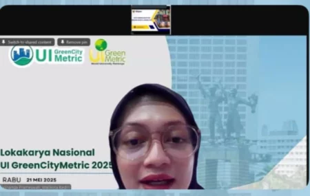Mbak Wali Kediri Paparkan Kota Berkelanjutan pada Bidang Akses dan Mobilitas di Lokakarya Nasional UI Green City Metric Foto BeritaJatim.com