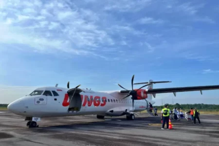 Wings Air Resmi Terbang dari Bandara Tuanku Tambusai Rokan Hulu, Dukung Keberangkatan Haji Foto BeritaJatim.com