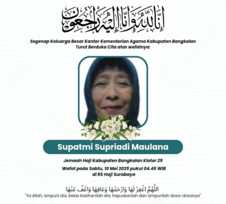 Alami Komplikasi, CJH Asal Bangkalan Meninggal Dunia Foto BeritaJatim.com