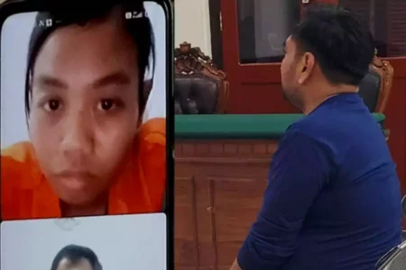 Main Judi Online, Wanita di Surabaya Dituntut 18 Bulan Penjara Foto BeritaJatim.com