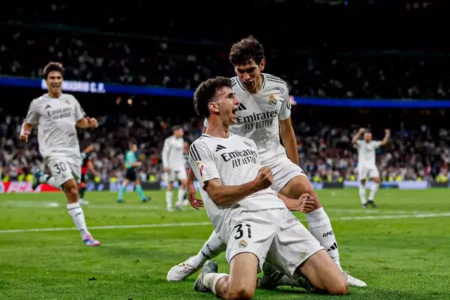 Kalahkan Mallorca 2-1, Real Madrid Tunda Pesta FC Barcelona Foto BeritaJatim.com