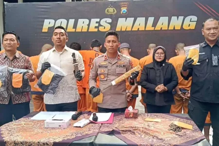 Kasus Penganiayaan di Malang Tinggi Selama Operasi Pekat 2025 Foto BeritaJatim.com