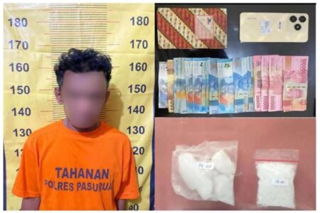 Jaringan Narkoba Gempol Pasuruan Digulung, 51 Gram Sabu Diamankan Foto BeritaJatim.com