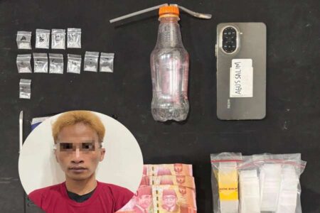 Polres Pasuruan Kota Tangkap Penjual Ampas Tahu Simpan 11 Paket Sabu di Lekok Foto BeritaJatim.com